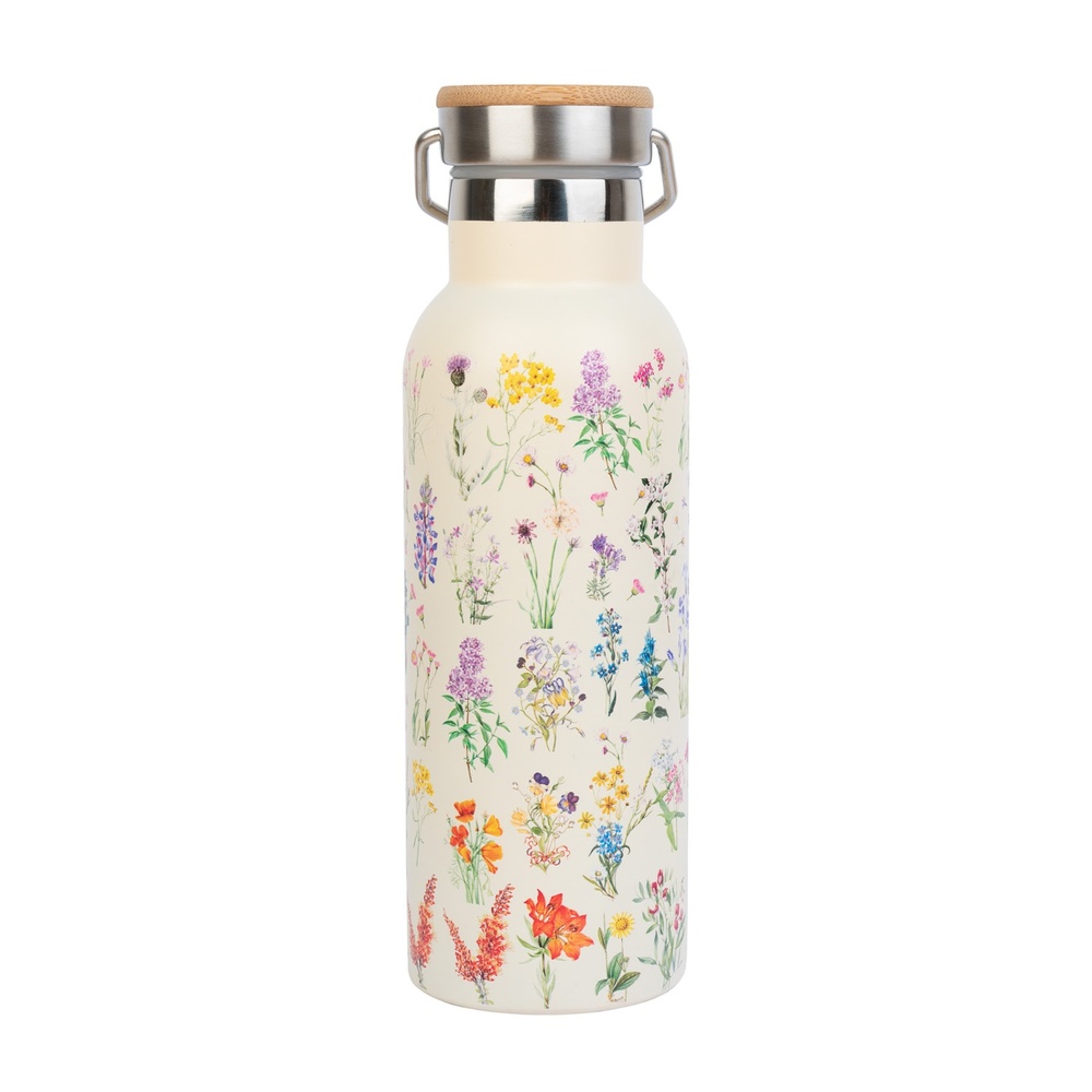 Grupo Erik - Wild Flowers Metal Bottle With Handle Bouteille - Multicolore